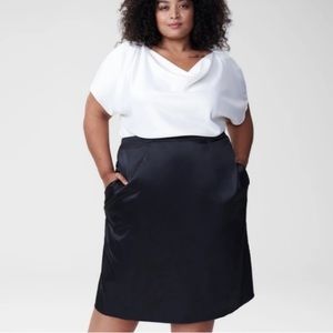Universal Standard Jessica skirt in satin size 20